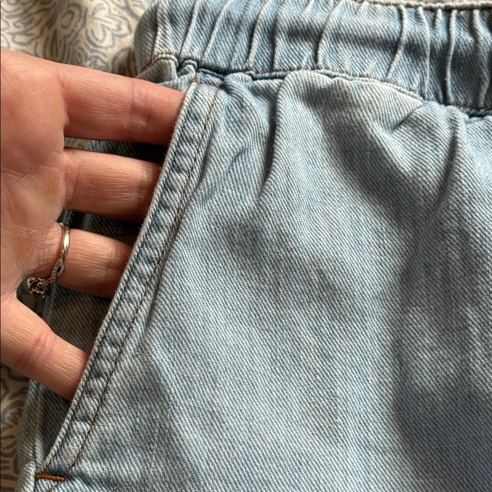 Light Blue Denim women’s J. Jill Shorts - Picture 5 of 5